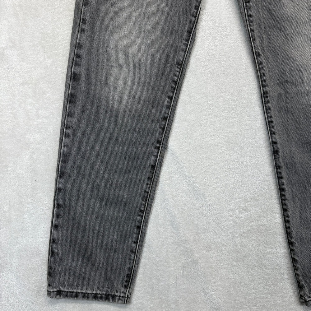 Levi's 501 81 Jeans Men 27x31 Gray Button Fly Straight Premium Wash Denim Preppy - Picture 4 of 13